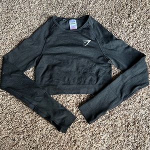 Gymshark VITAL SEAMLESS 2.0 LONG SLEEVE CROP TOP